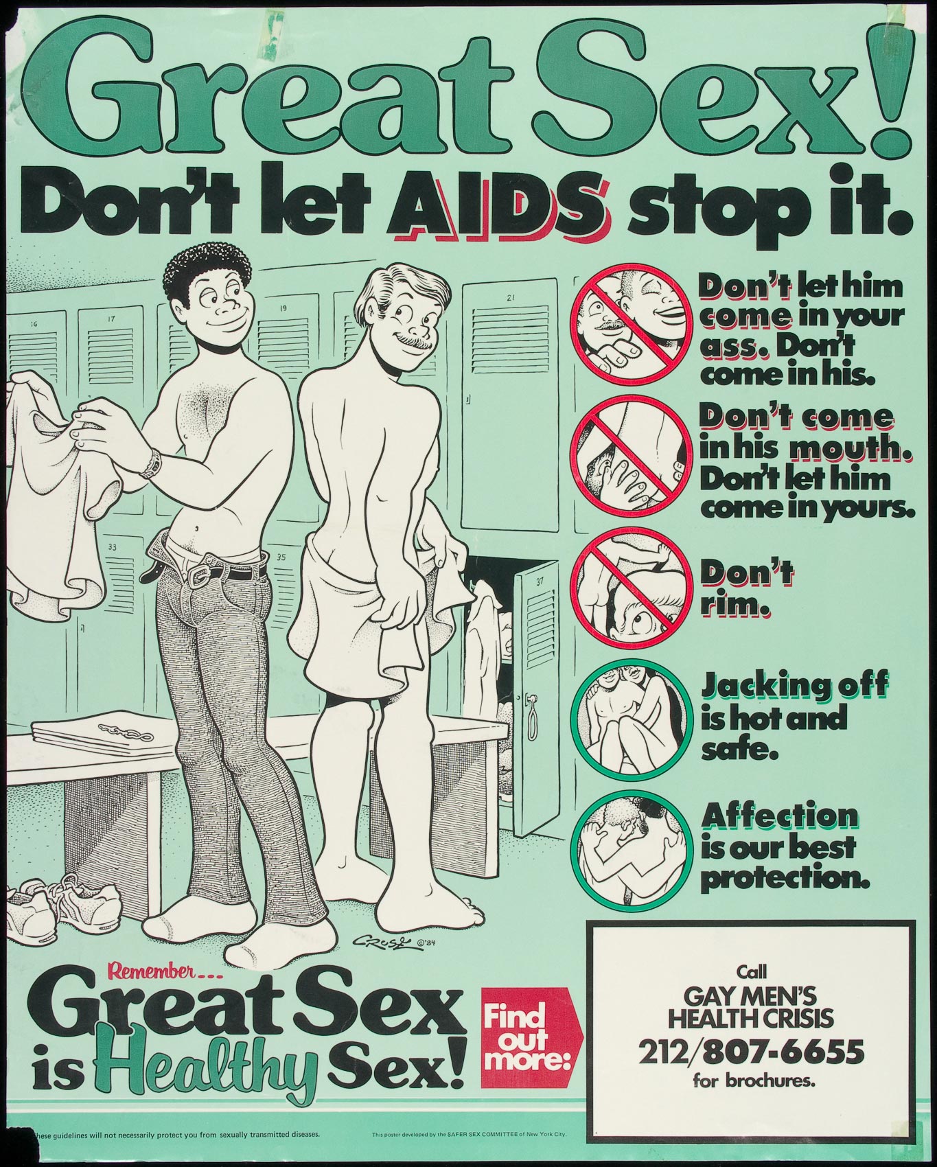 Safe sex poster